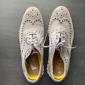 Men’s cole haan zero grand solid gray shoes